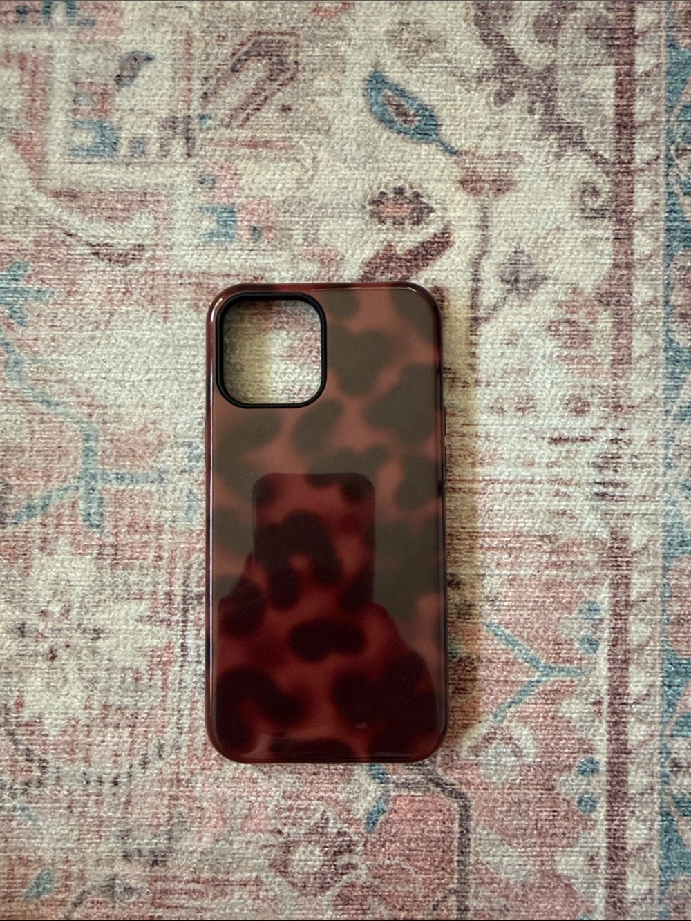 iPhone 12 Pro Max Tortoiseshell Pattern Phone Case - Brown